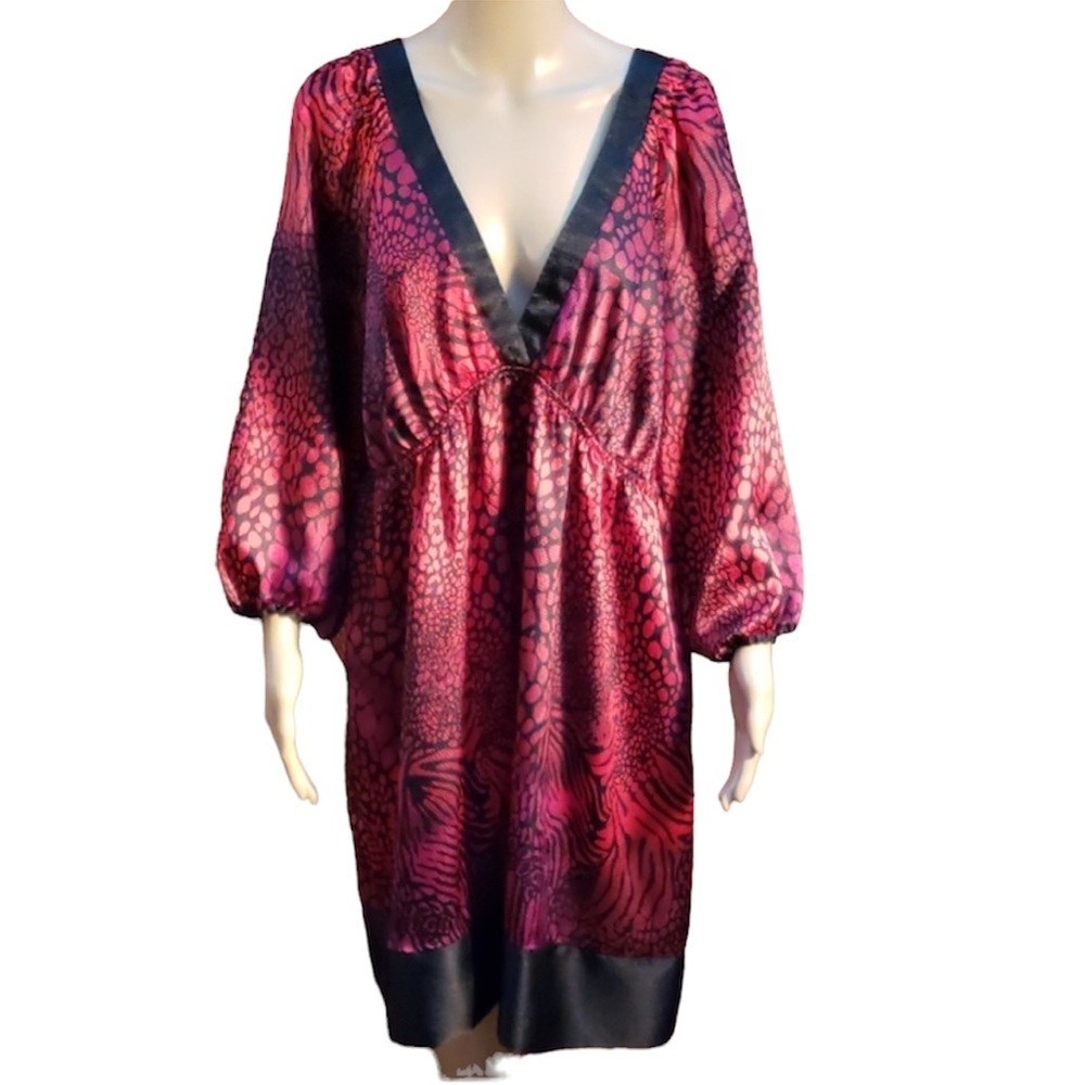 Lane Bryant red and black tunic 18/20
